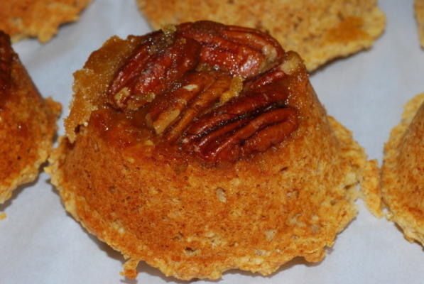 caramel pecan ondersteboven muffins