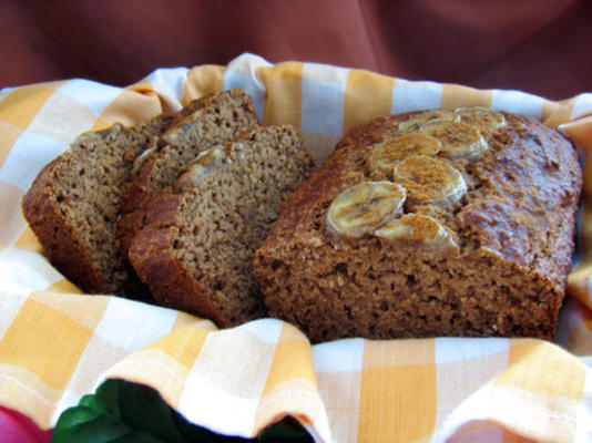 vetarm, vezelrijk bananenbrood met veel vezels