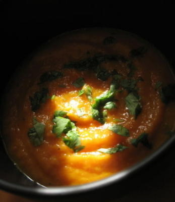 wortel koriander soep