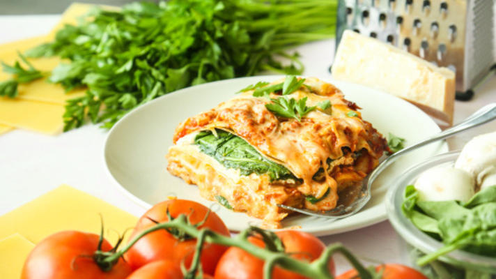 crock pot vegetarische lasagne