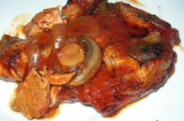 Italiaanse stijl crock pot varkenslende