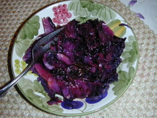 geroosterde kool met balsamico azijn