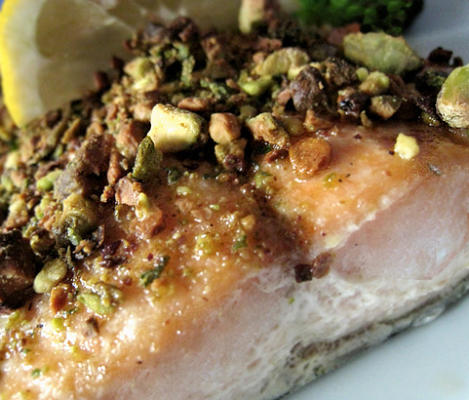 pistachio Crusted zalm