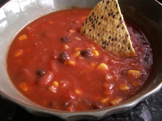 tomatentaco soep voor de crock pot