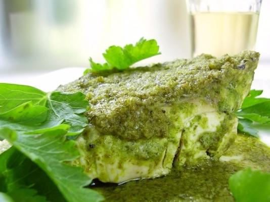 pescado en salsa verde (visfilets in groene saus)