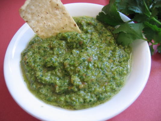 knoflook koriander salsa