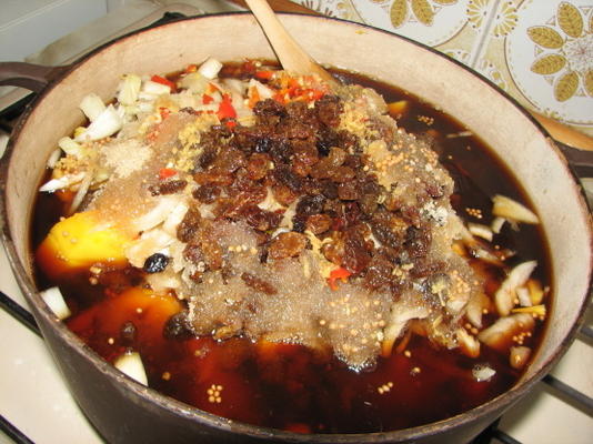 mango en port chutney