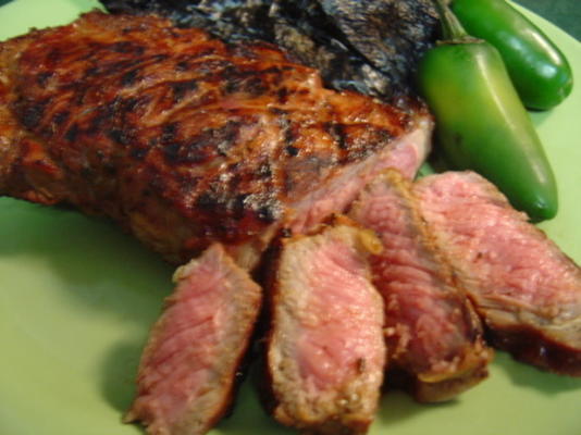 chili-bourbon steak marinade