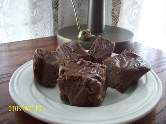 peanutty chocolade fudge