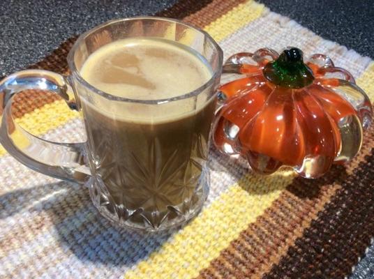 romige pompoen koffie