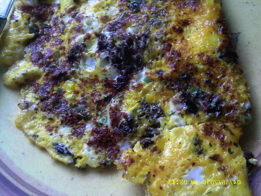 Marokkaanse olijfomelet (bayd de zaitun)