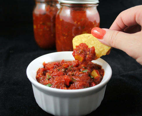 chipotle salsa (voor inblikken)