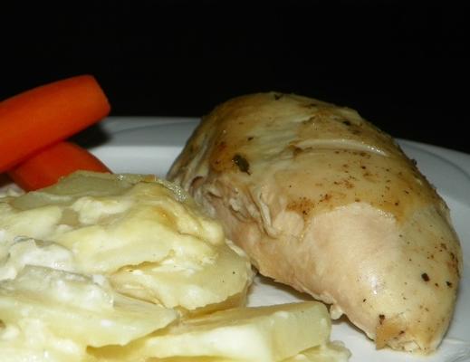 crockpot geroosterde kip (poulet roti - een recept geïnspireerd door Che