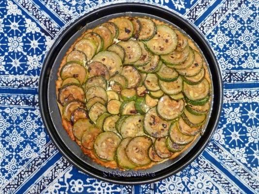 tarte tatin aux courgettes (courgette taart)