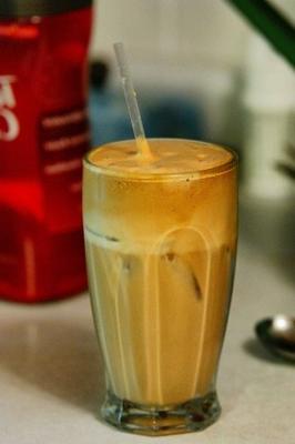 koffie - Griekse frappe - caf of decaf