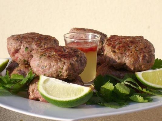 Vietnamese varkenspasteitjes met onderdompelende saus