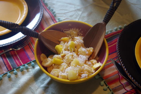 Afrikaanse tropische fruitsalade