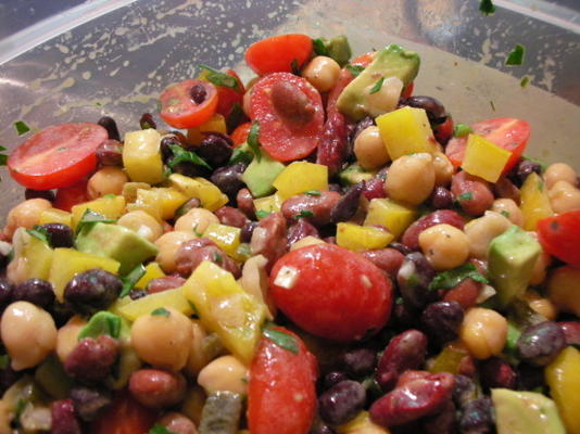 Peruviaanse bonensalade
