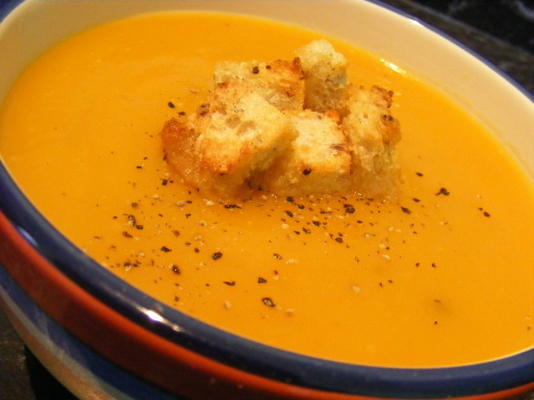 creamless butternut squash soep