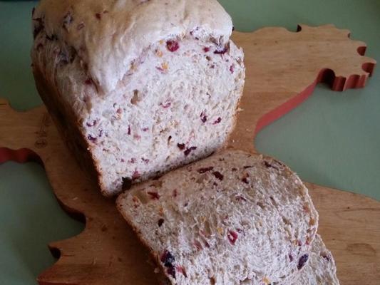 cranberry oranje tarwebrood (zoals een grote oogst), broodbakmachine