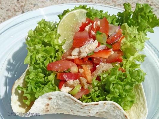 Mexicaanse salade in een tortilla (ww 6 ptn)