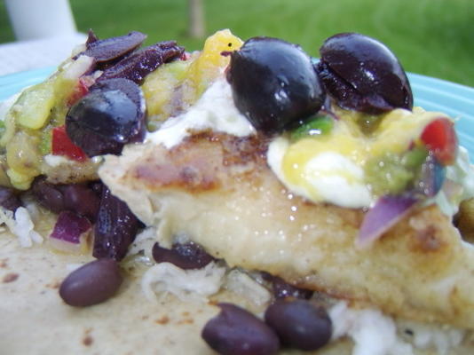 vistaco's met mango avocado salsa