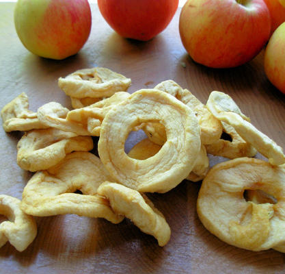 decoratieve gedroogde appels