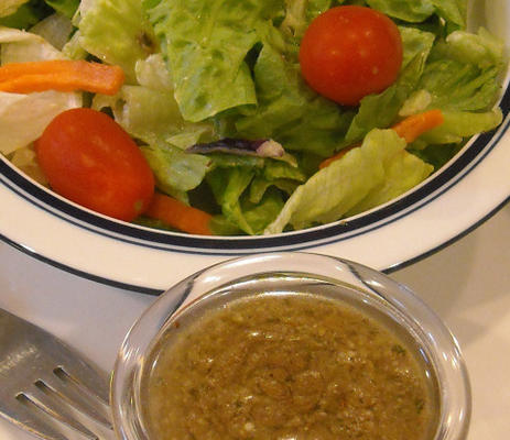 heerlijke verse vinaigrette dressing