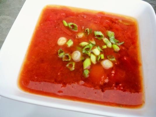 tomaat-gember soep