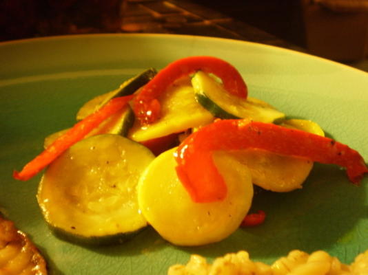 squash en peper saute