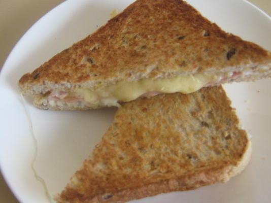 gerookte ham en kaas toasties