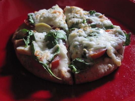 super gezonde vega pita pizza