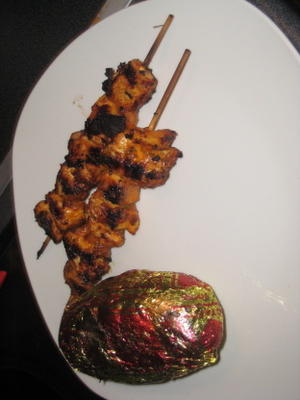 Perzische kip kabobs