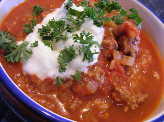 chili con carne (21-daagse wonderdieet: dag 2)