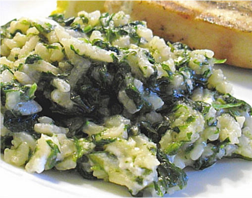 Spanakopita risotto