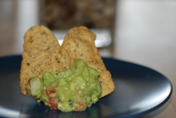 yum! knoflook guacamole (van rachael ray)