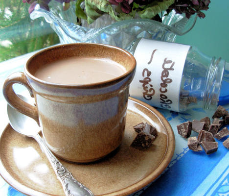 weelderige warme chocolademelk