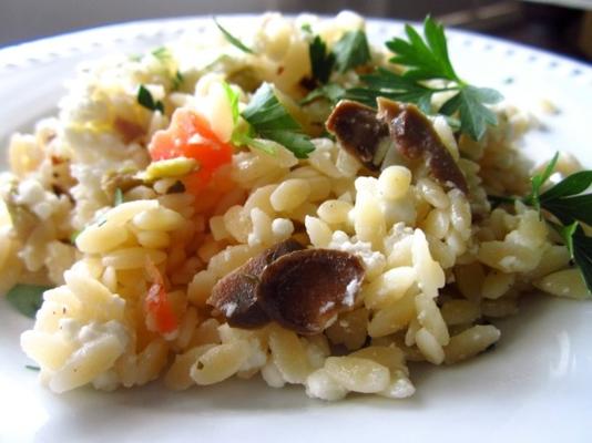 orzo met feta-kaas