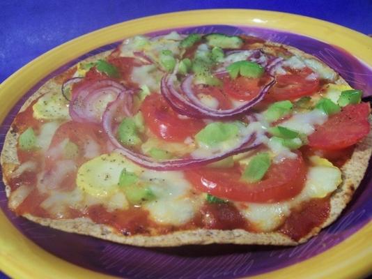 regenboog veggie pizza
