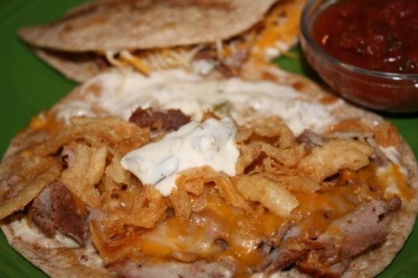 op de carne asada taco's van de grens (recept van een copycat)