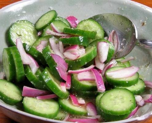 komkommer salade (acar ketimun)