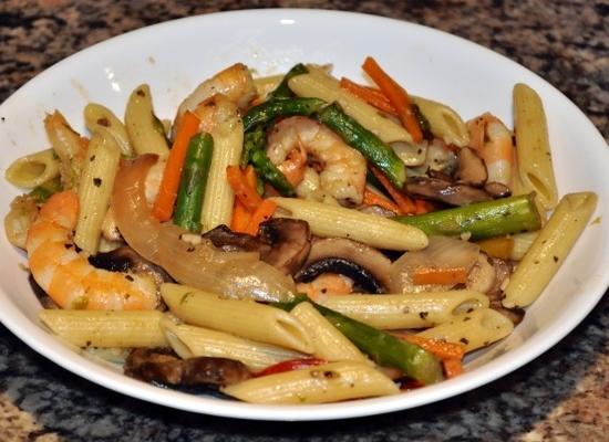 lichte pasta primavera