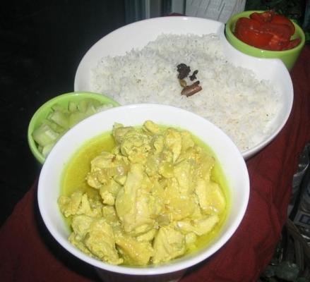 ghurka kip kardemom curry - kukhra alainchi sanga