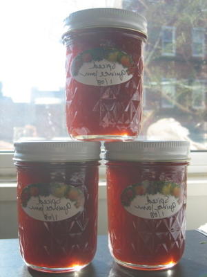 gekruide kweepeer jam