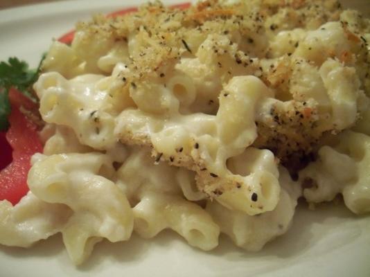 macaroni en geitenkaas