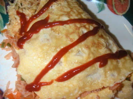 omu rijst (japanse omelet)