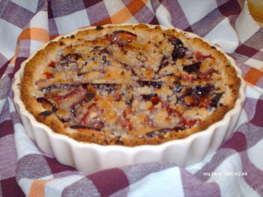 fruit (plum) taart