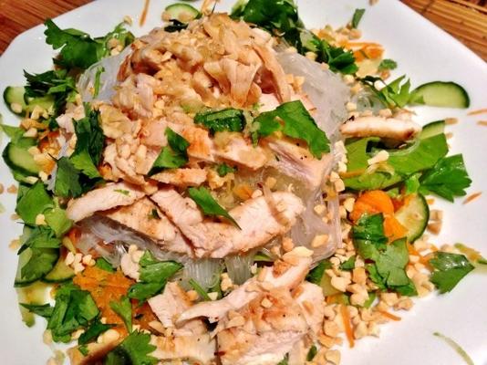 broodje ga nuong (salade van gegrilde kip en vermicelli)