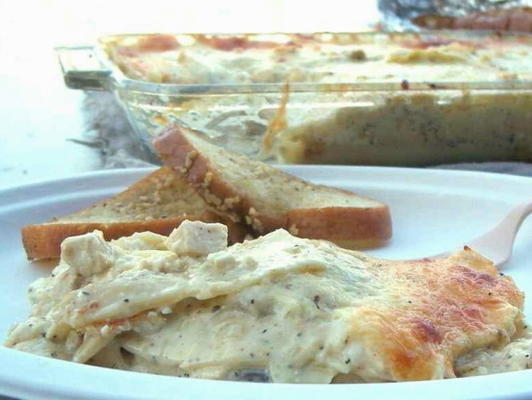 kippenzwam lasagne