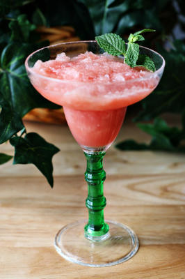 bevroren watermeloenlimonade